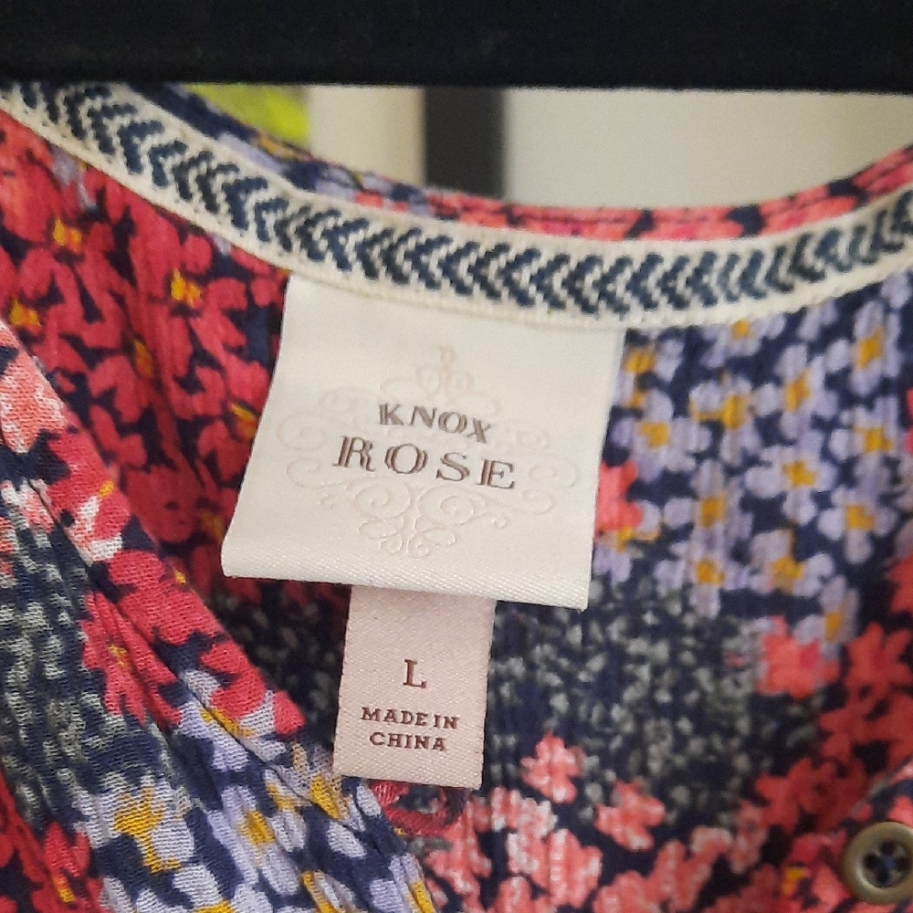 Knox Rose Floral Dress Size Large - Picture 2 of 5